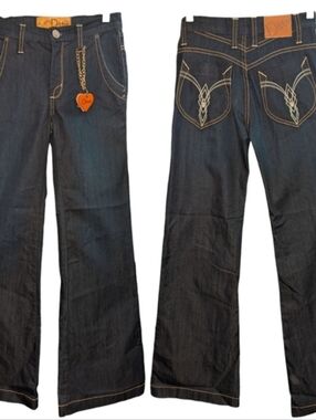 RARE Ditto's Carly Flare Designer Vintage 70's Bell-bottoms BOHO Spring Retro